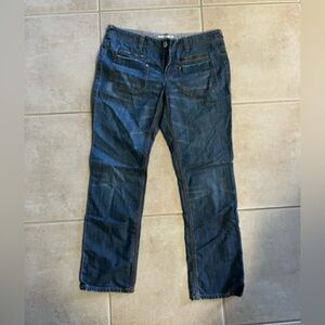 Tommy Hilfiger Women's Dark Blue Straight Leg Jeans